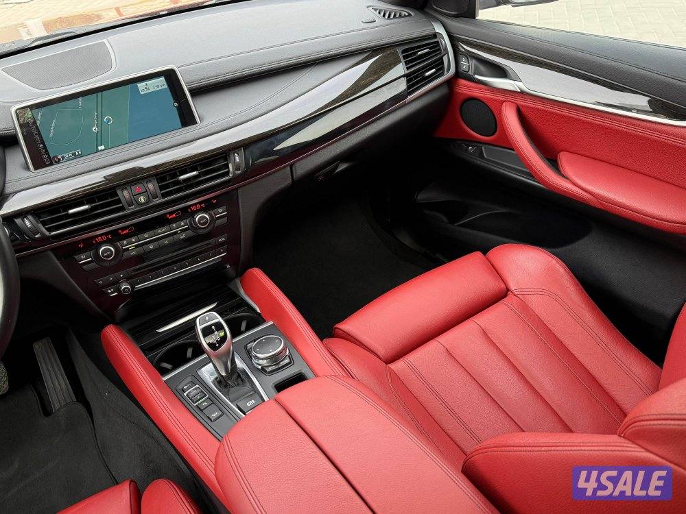 للبيع BMW X6 موديل 2015 صبغ الوكاله حاله نظيفه جداا8