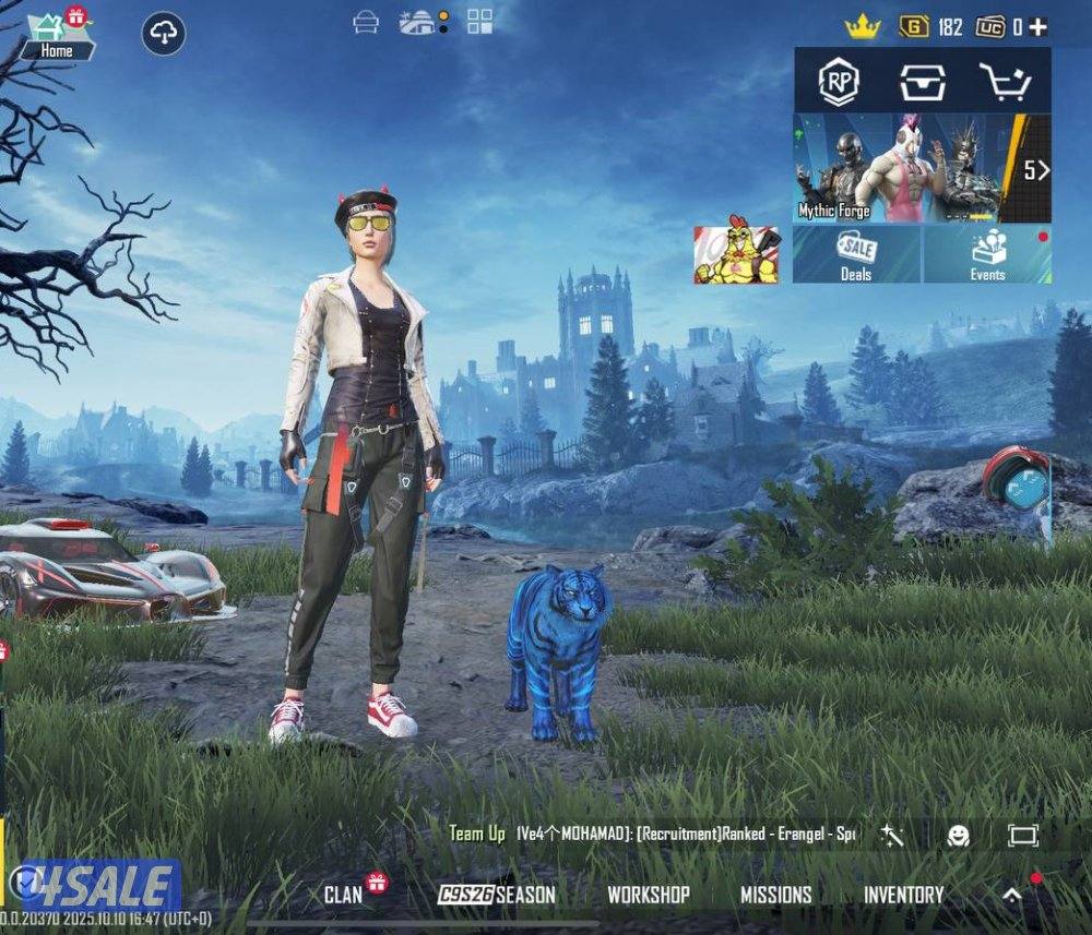 حساب ببجي قديم1