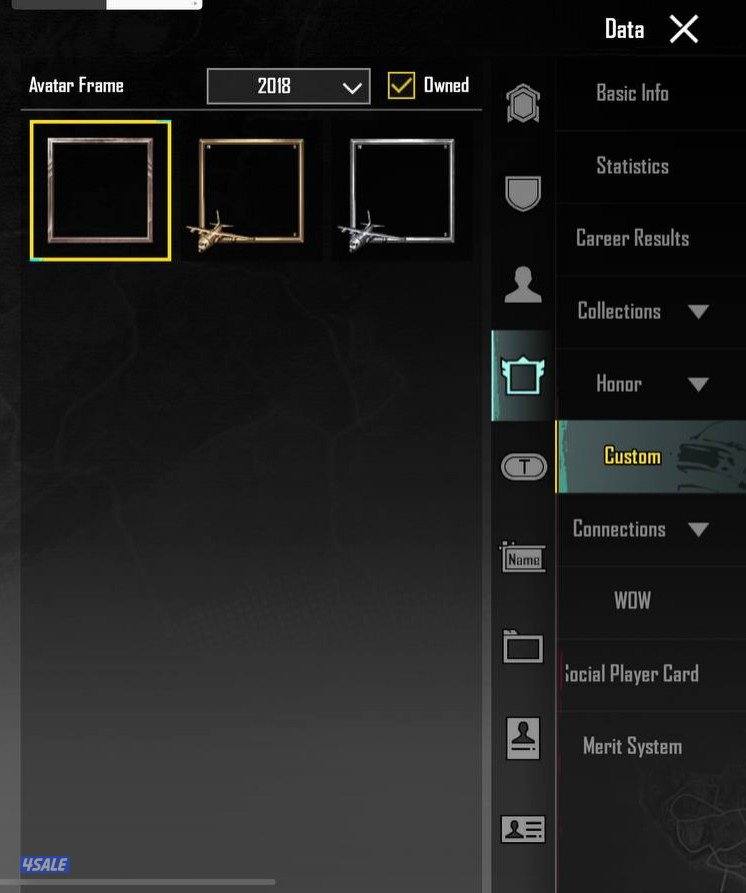 حساب ببجي قديم2