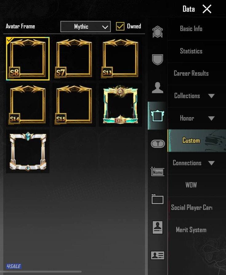 حساب ببجي قديم3