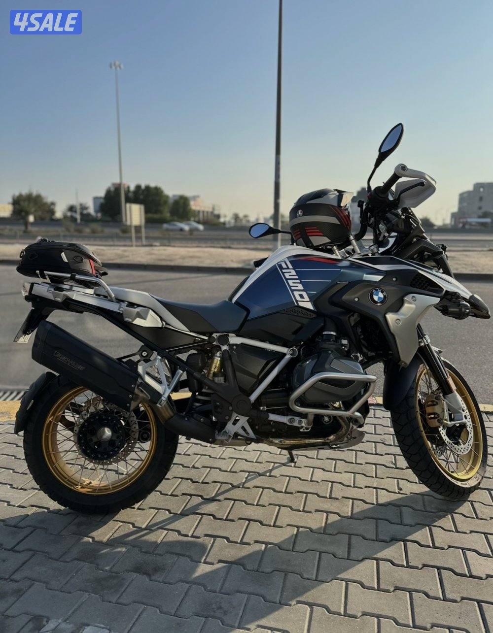 BMW GS 1250 Trophy Low Suspension BMW Vario Side Bags , Remus Exhaust0