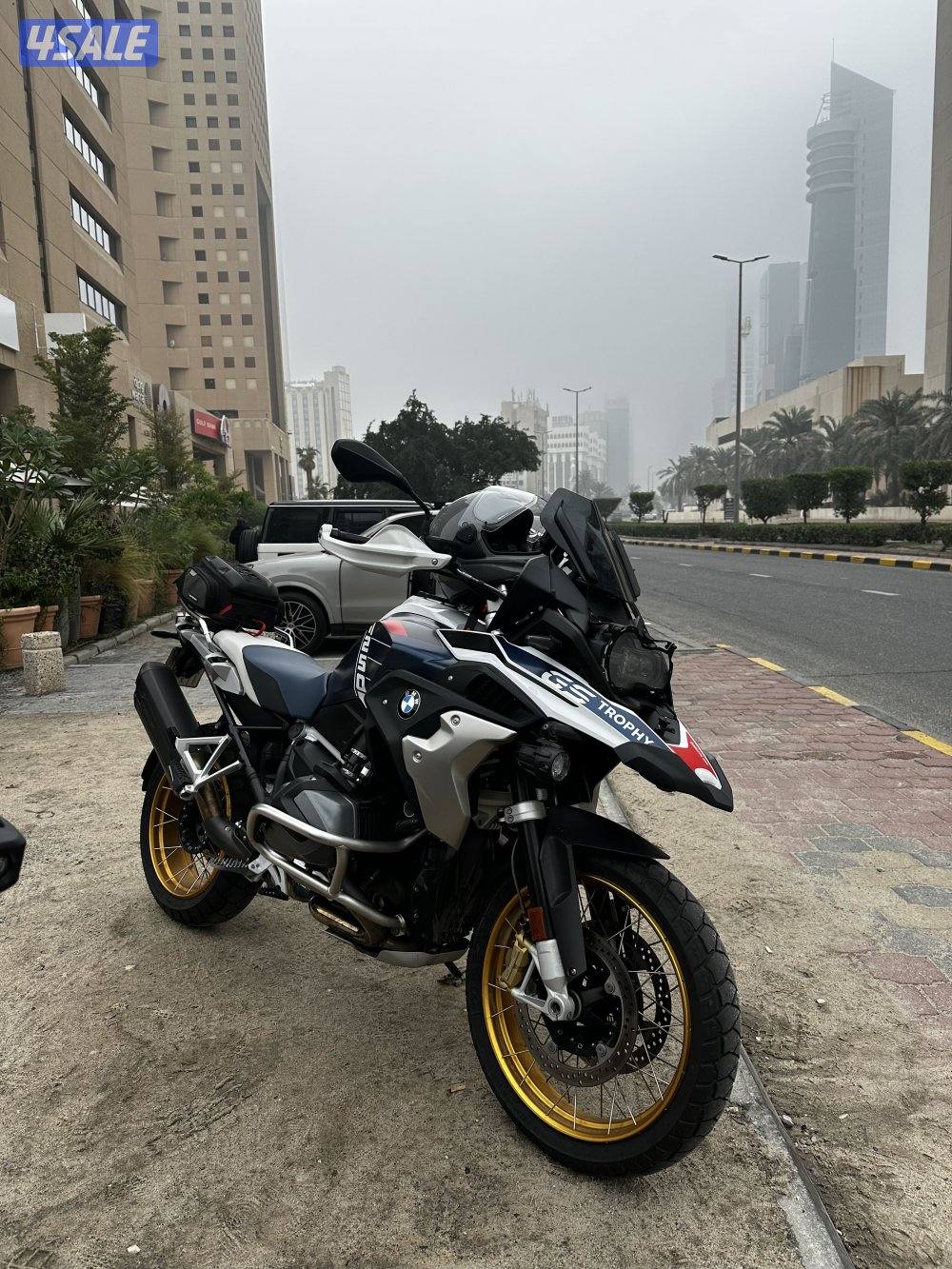 BMW GS 1250 Trophy Low Suspension BMW Vario Side Bags , Remus Exhaust3