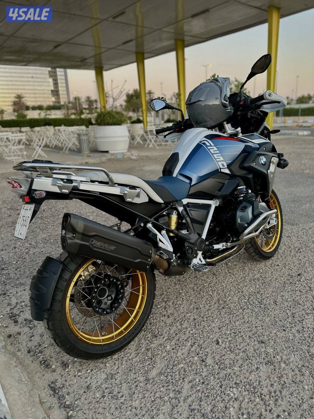 BMW GS 1250 Trophy Low Suspension BMW Vario Side Bags , Remus Exhaust4