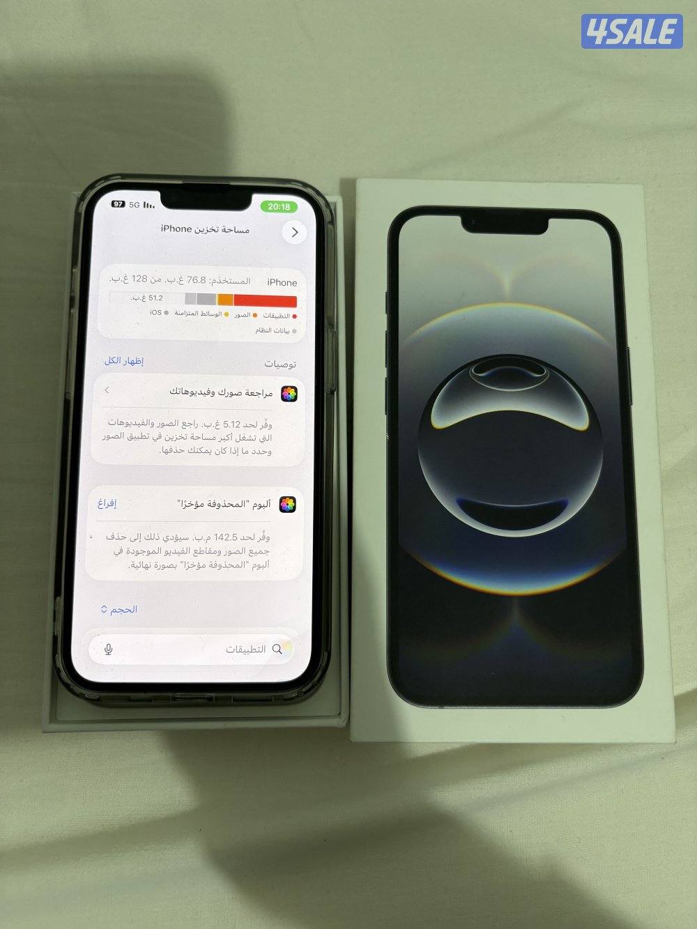 ايفون 16e اسود 128 جيجا2