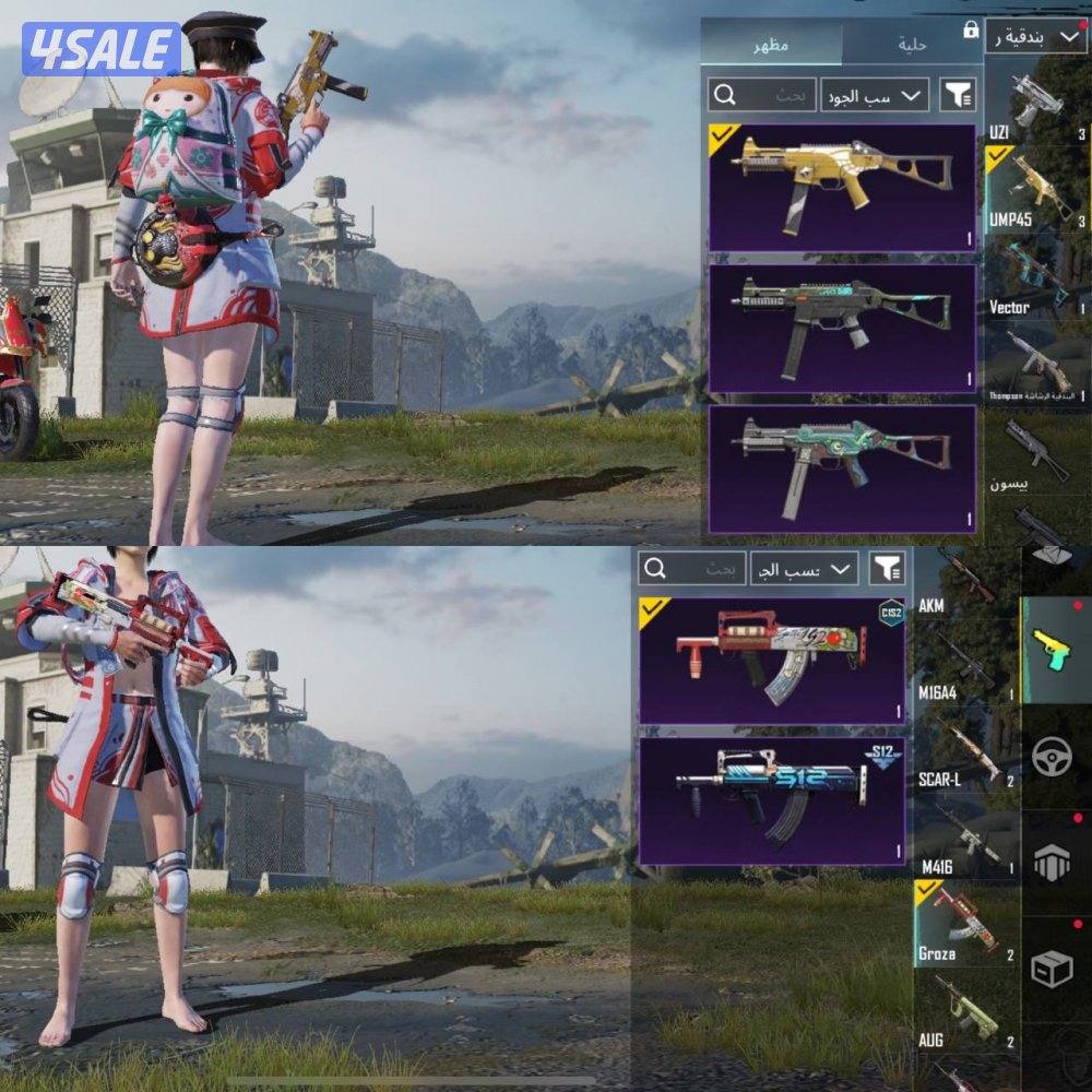 حسابات ببجي منوعه ~ سكنات وبسعر رخيص🎽🦁3