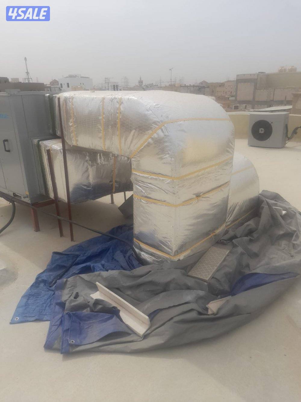 مقاول تكييف المركزي نقل مكينة تركيب دكت عازل كريل ديفيوزر جديد مكينة2