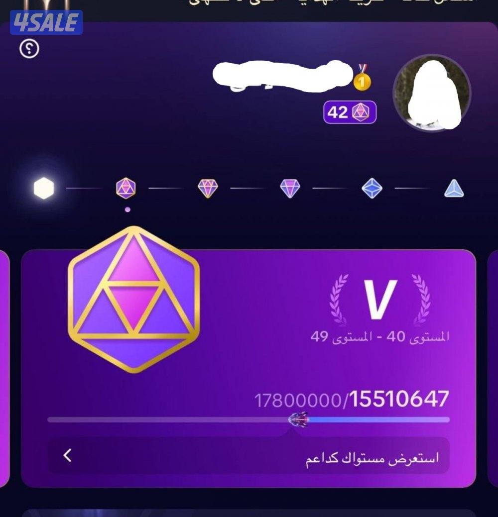 للبيع حسابات  تك توك ليفل 42 و 410