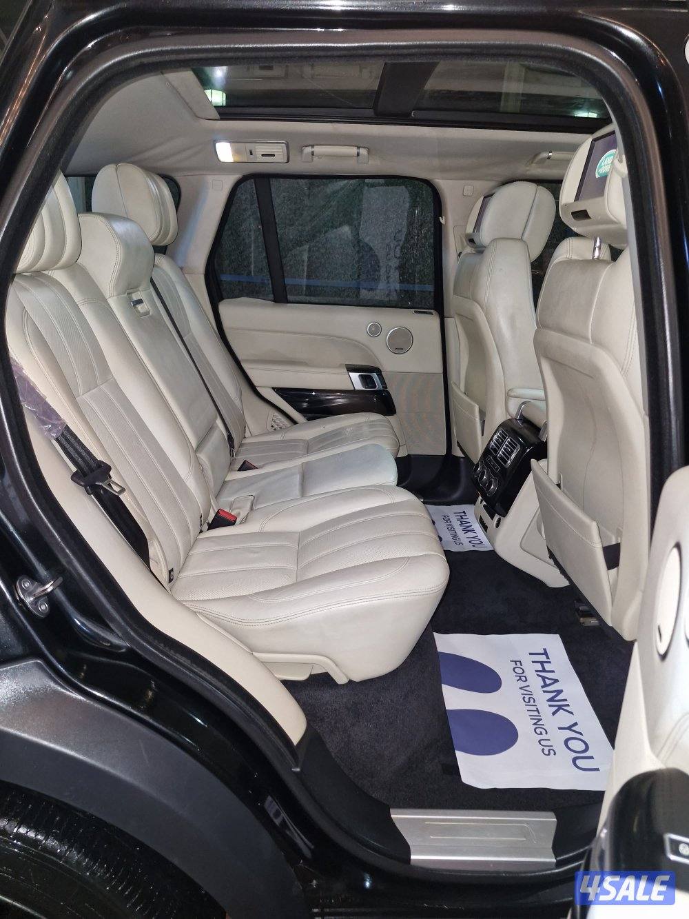 للبيع رنج روفر 2014 HSE الفل شاشات خلفيه من الداخل اف وايت ماشي 3602