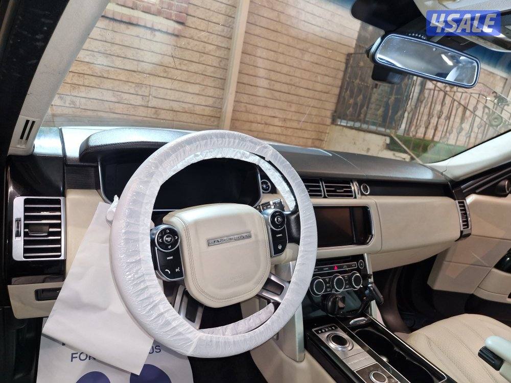 للبيع رنج روفر 2014 HSE الفل شاشات خلفيه من الداخل اف وايت ماشي 3605