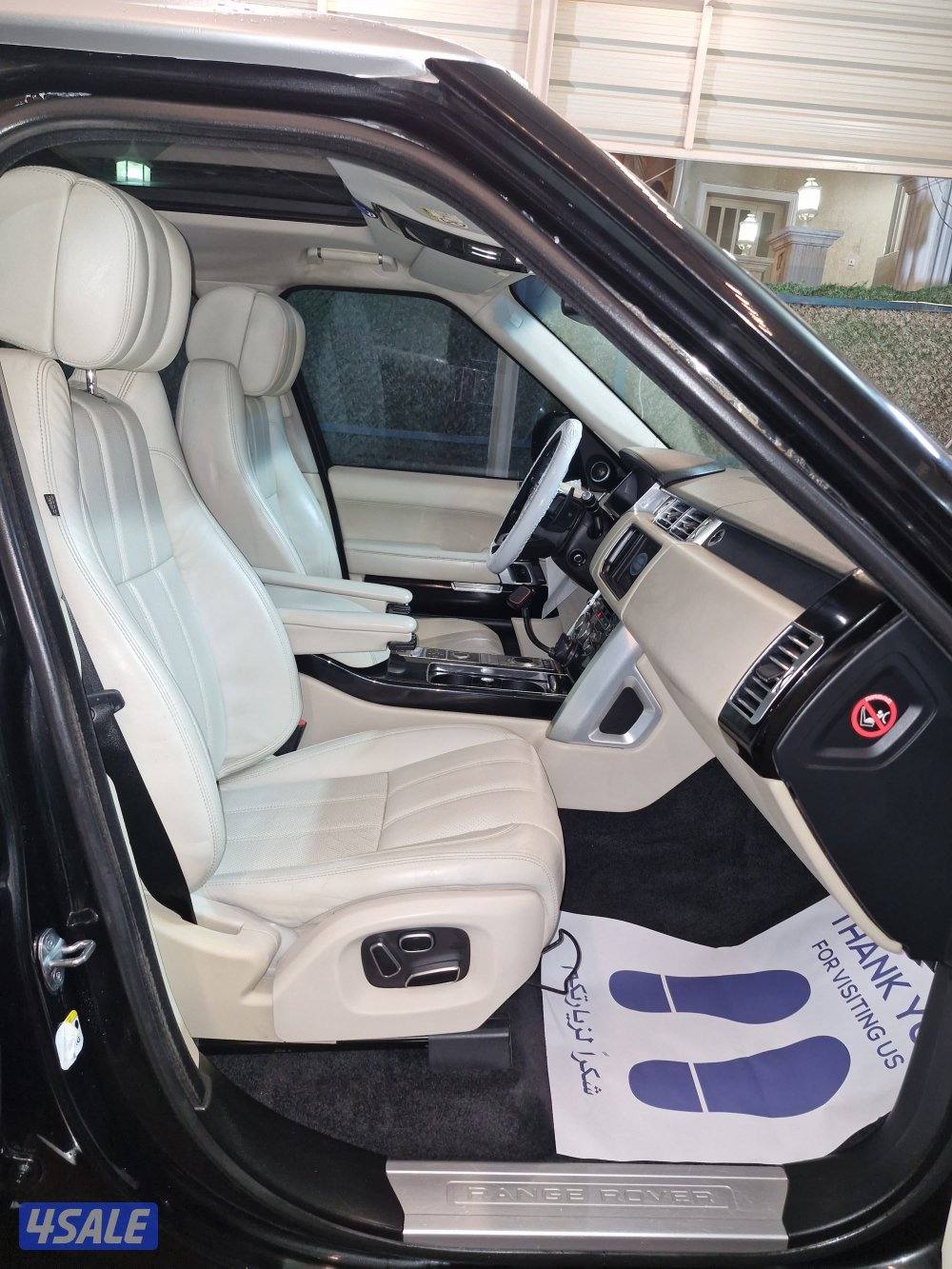 للبيع رنج روفر 2014 HSE الفل شاشات خلفيه من الداخل اف وايت ماشي 3607