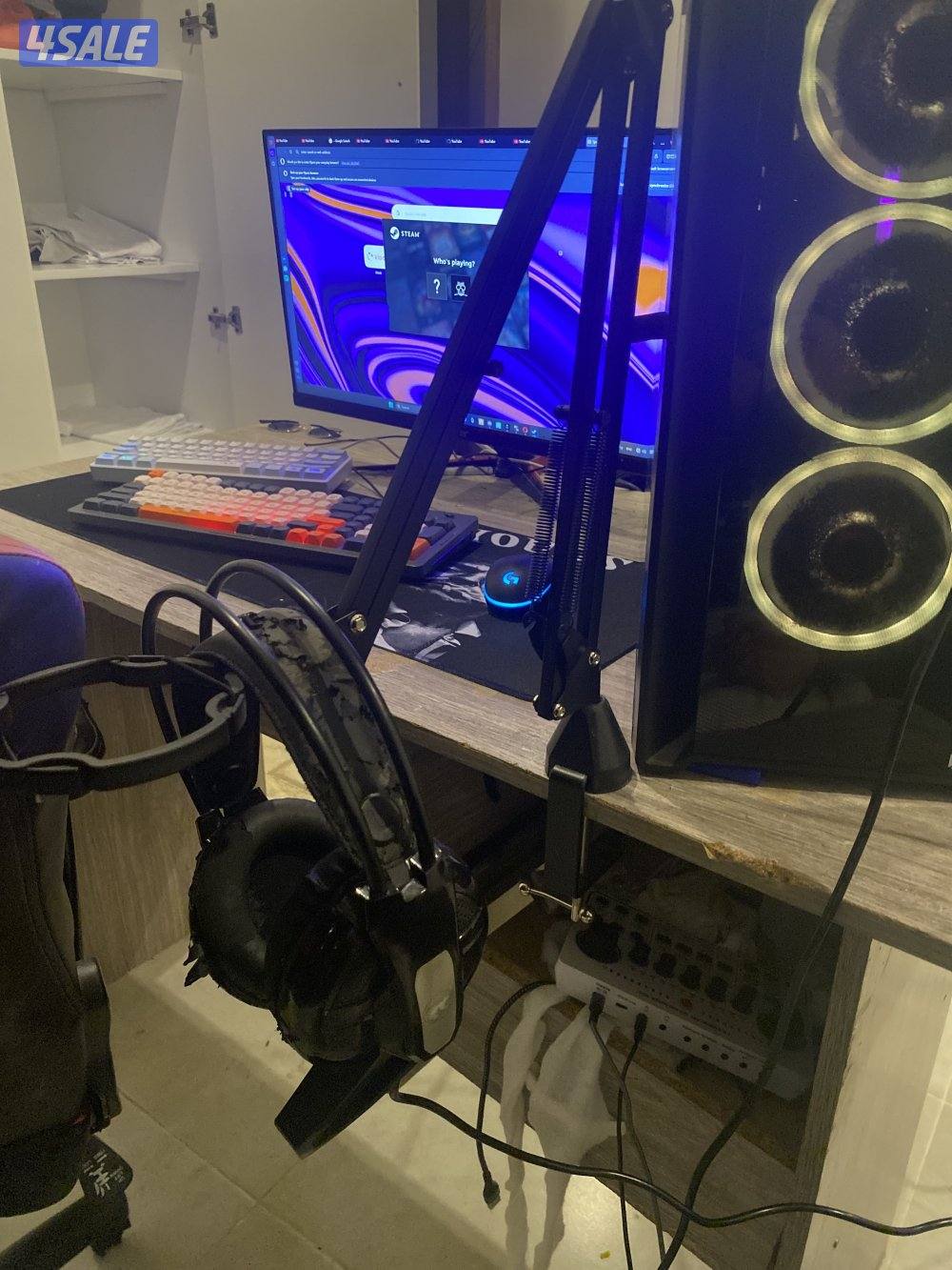 بي سي للبيع مع شامل اغراضه4