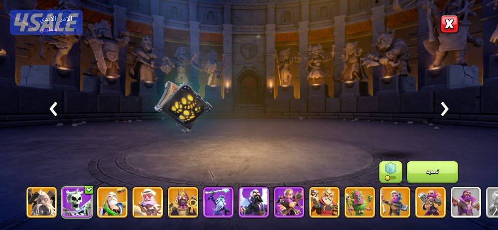 حساب كلاش مصنف لفل 500 بيت18 ماكس5