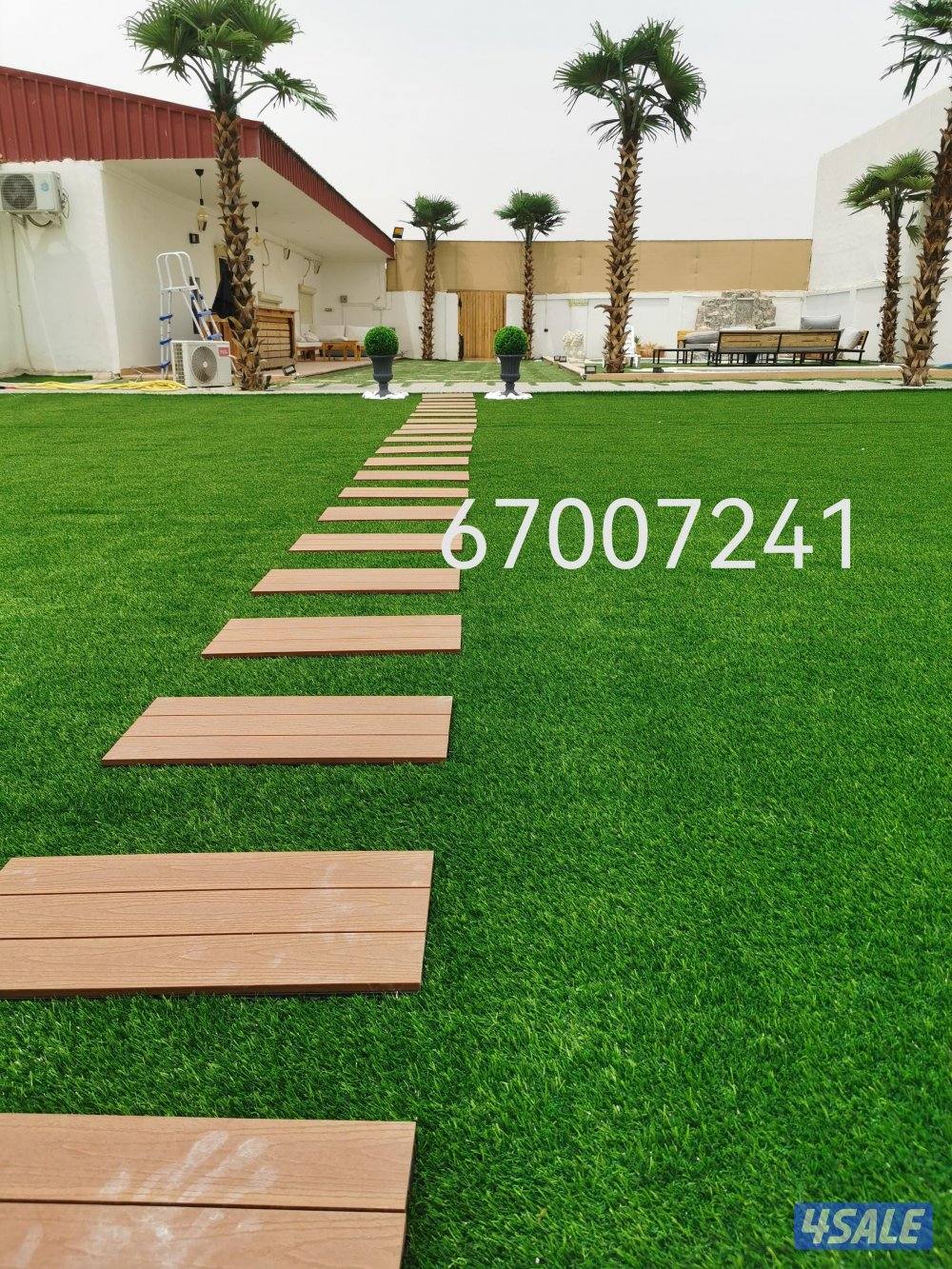 تنسيق حدائق تيل صناعي تيل طبيعي أسوار تركي دزينات بديل خشب ثري5