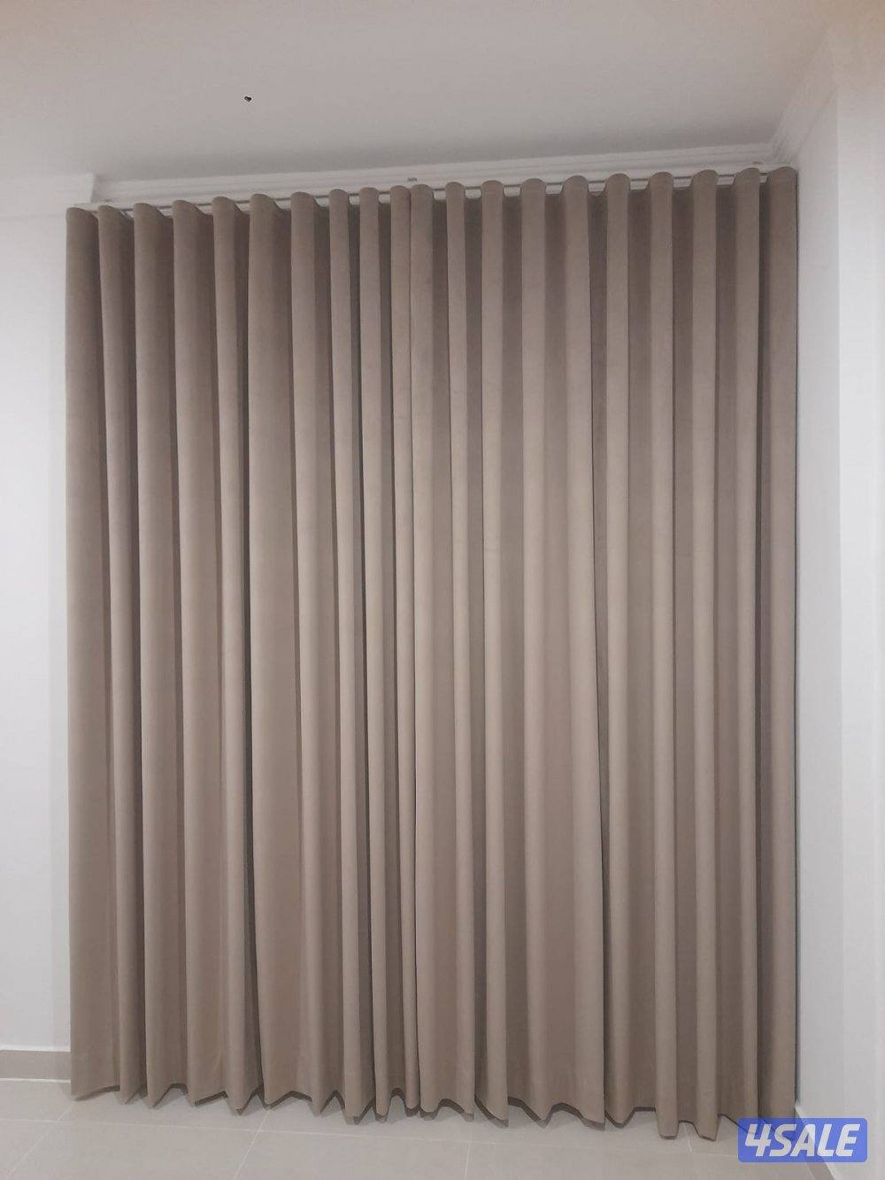 سجاد ومساند وستائر قص وتركيب4