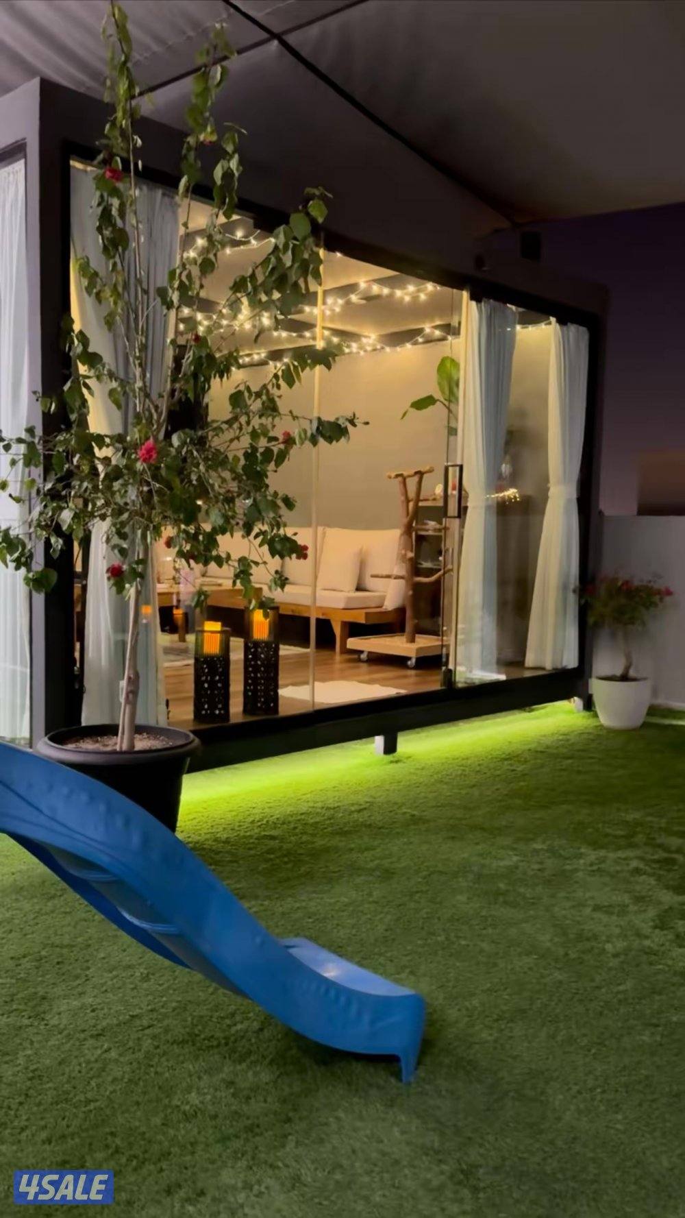 للبيع ديوانيه خارجيه زجاجيه 🏡0