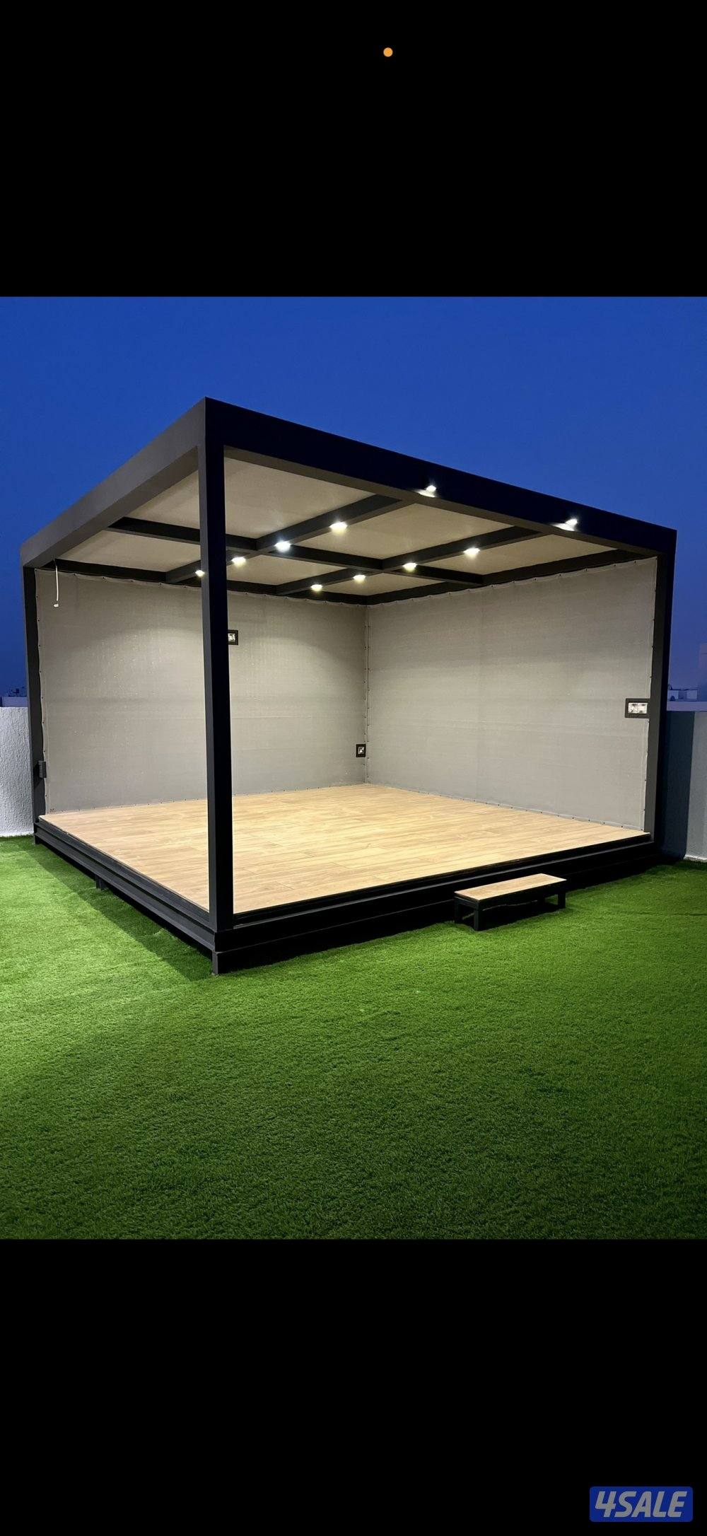 للبيع ديوانيه خارجيه زجاجيه 🏡3