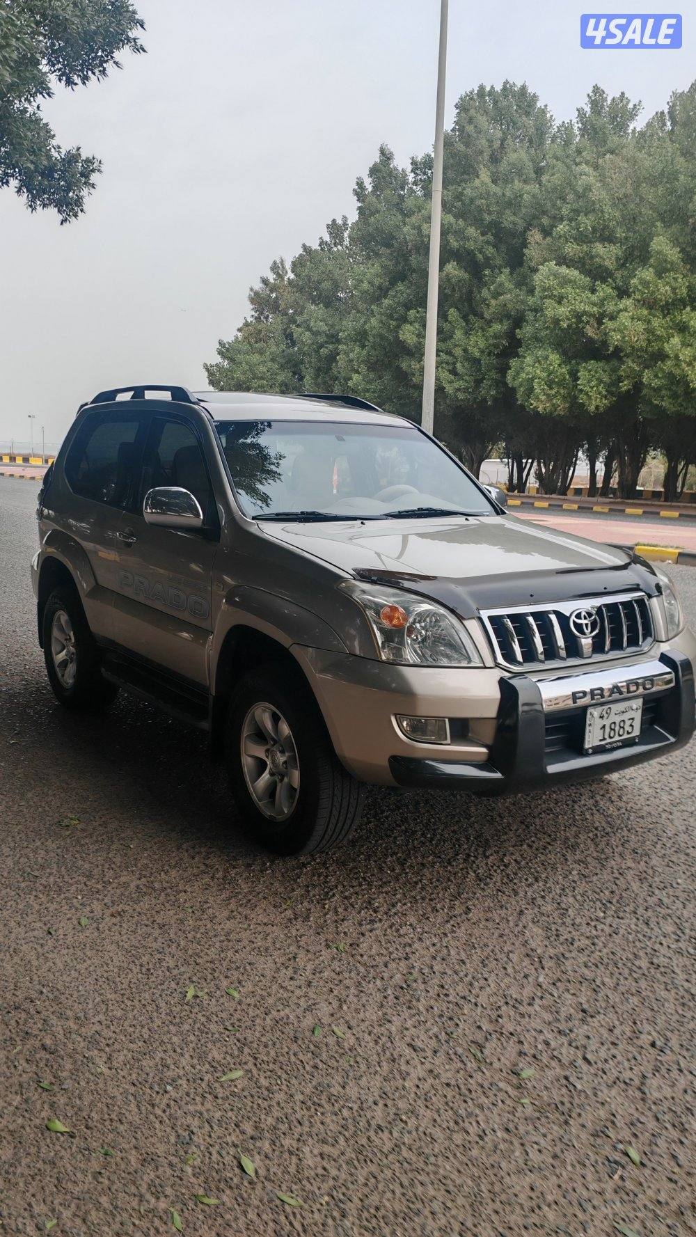 للبيع برادو 4سلندر باب واحد بحاله نادره شرط الفحص بالكامل1