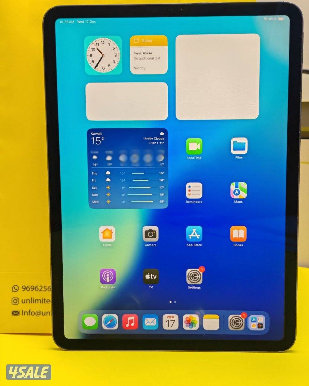 آيباد برو 11 انش رمادي iPad Pro 11-inch 128GB Gray (2nd Gen)5