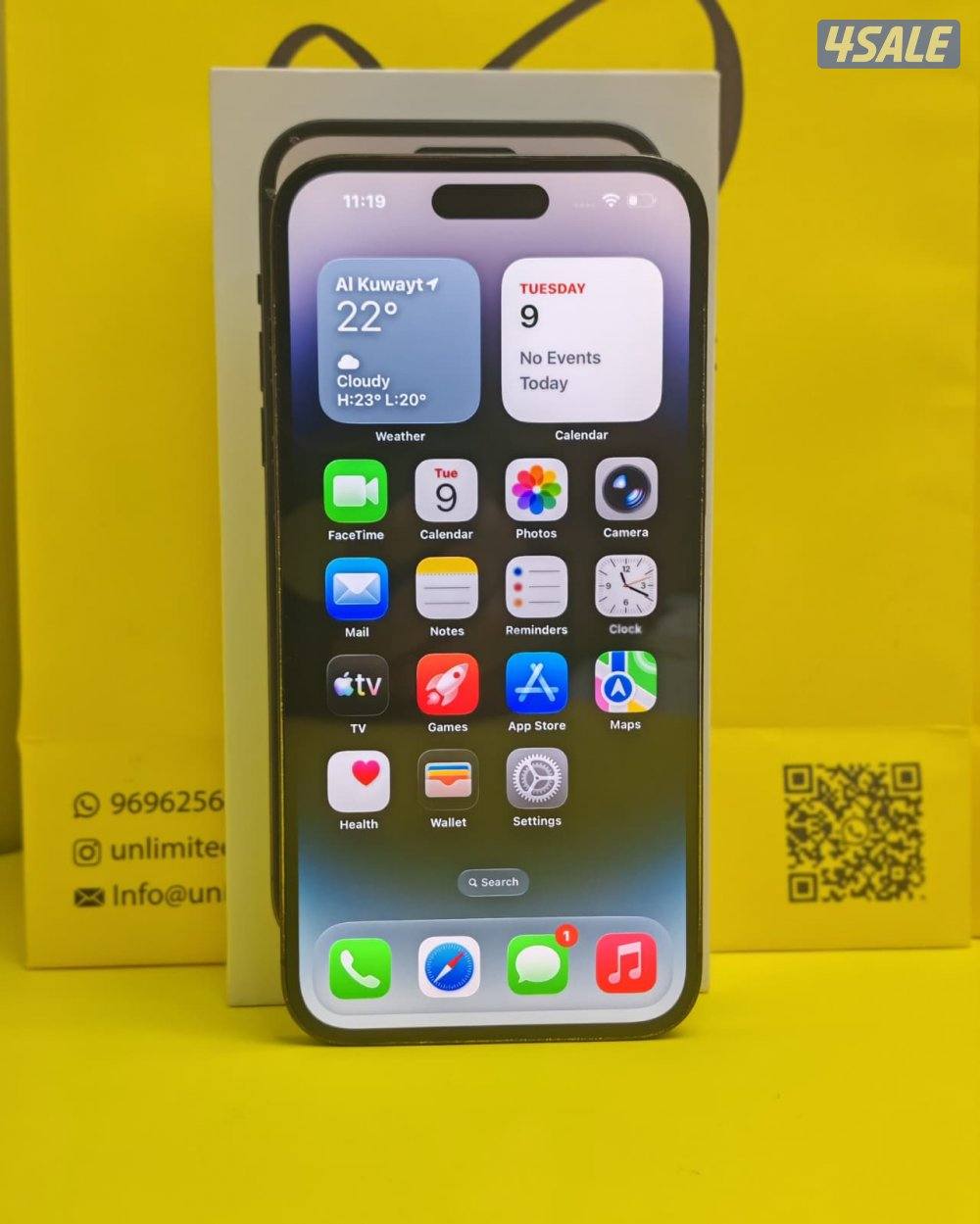 ايفون 14 برو ماكس أسود iPhone 14 Pro Max 128GB Space Black8