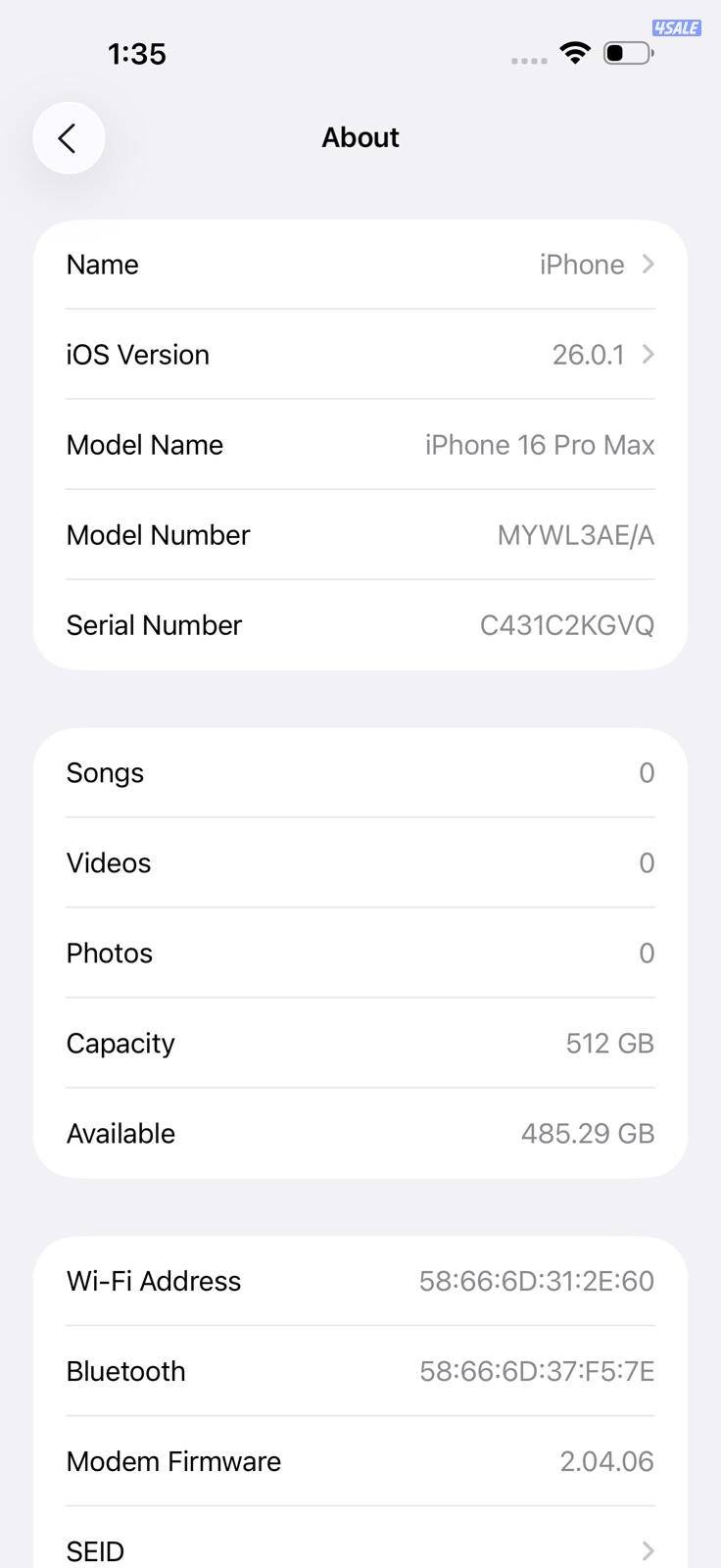 ايفون 16 برو ماكس أسود تيتانيوم iPhone 16 Pro Max 512GB Black Titanium11