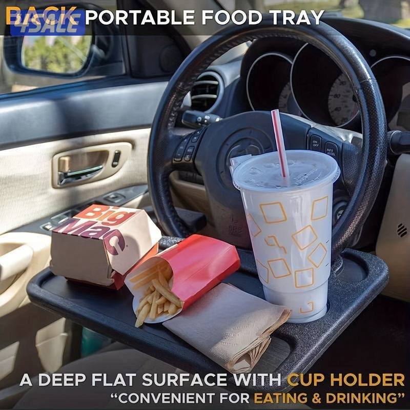 🛞 طاولة مقود السيارة وصينية طعام 2 في 1
🛞 Car Steering Wheel Table &12