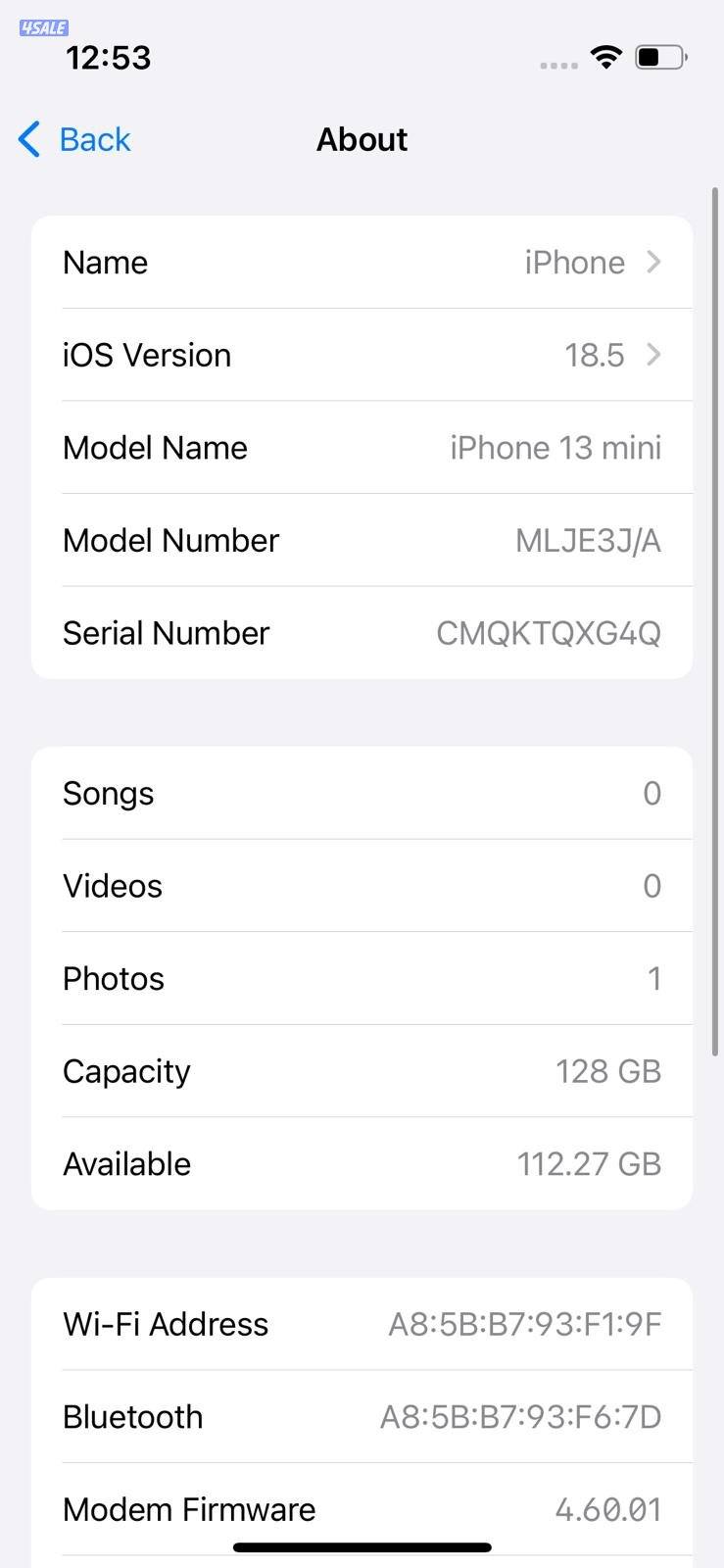 ايفون 13 ميني ستارلايت iPhone 13 Mini 128GB Starlight11