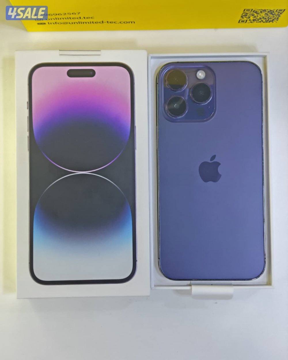 ايفون 14 برو ماكس بنفسجي iPhone 14 Pro Max 256GB Deep Purple0
