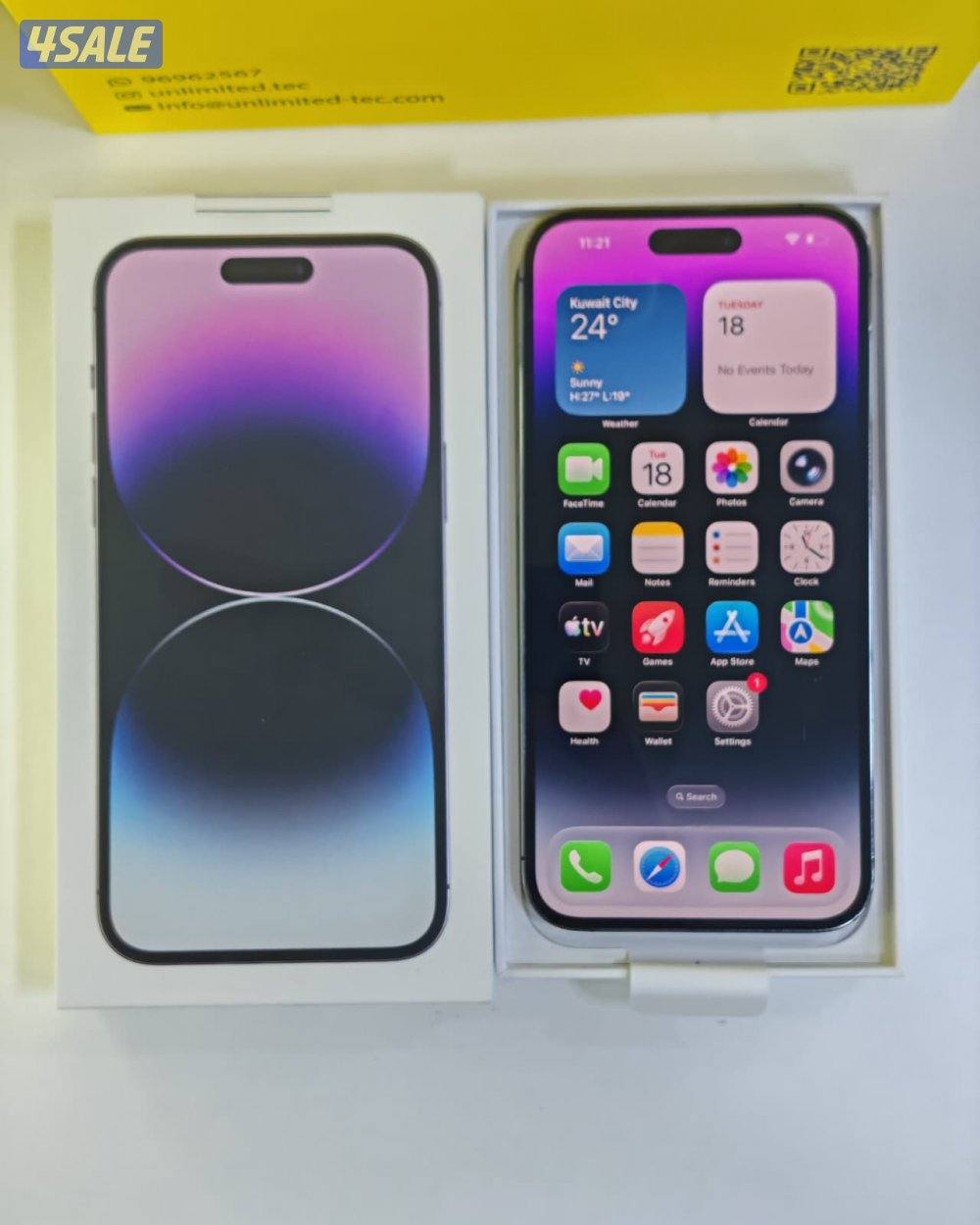 ايفون 14 برو ماكس بنفسجي iPhone 14 Pro Max 256GB Deep Purple4
