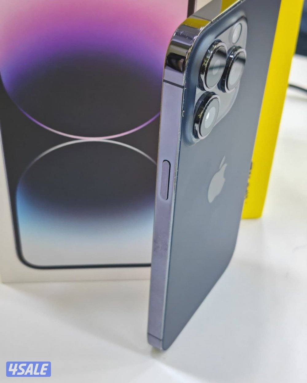 ايفون 14 برو ماكس بنفسجي iPhone 14 Pro Max 256GB Purple Battery 100%4