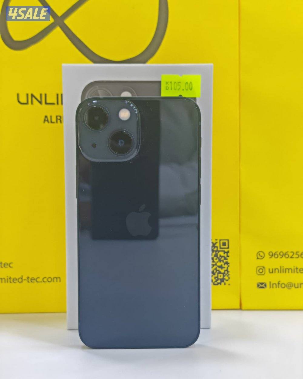 ايفون 13 ميني أسود iPhone 13 Mini 128GB Midnight Black4