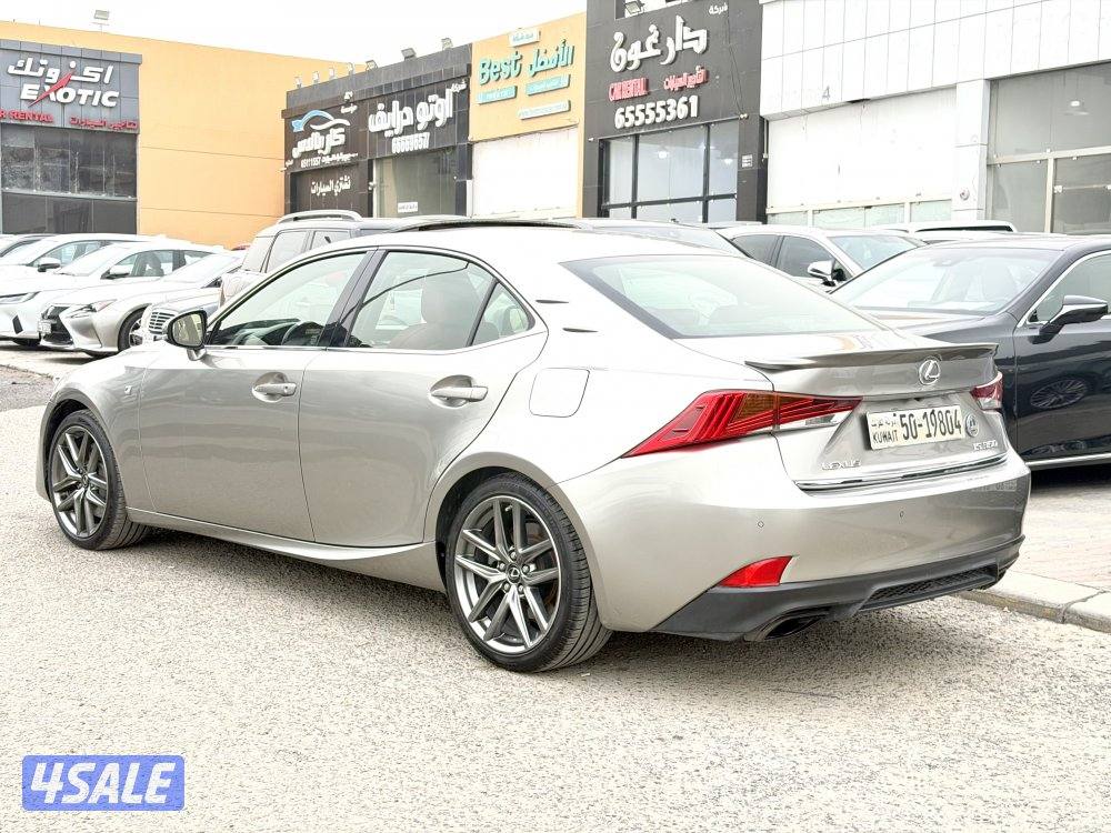 لكزس IS 350  F_sport الساير 20184