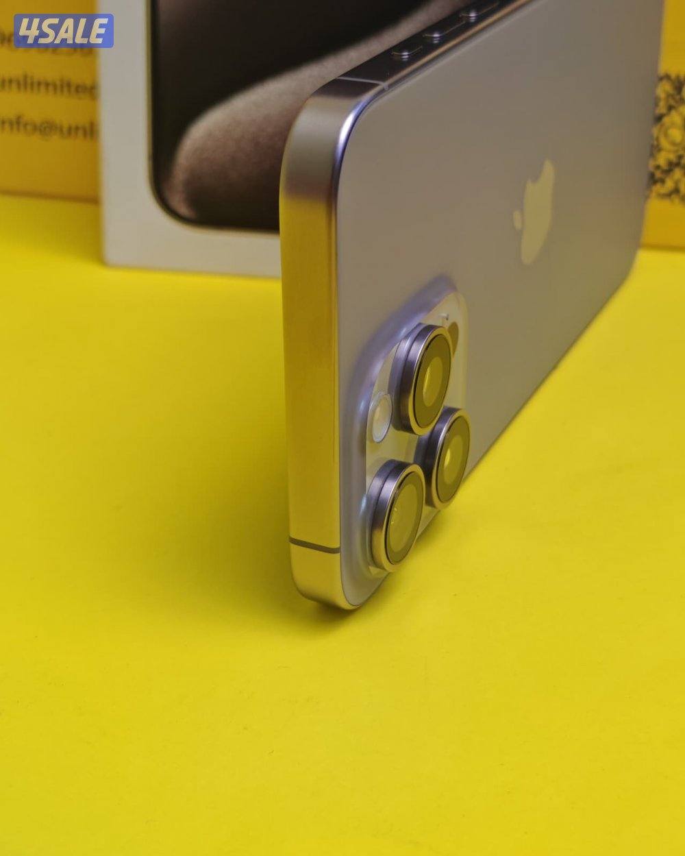 ايفون 15 برو ماكس تيتانيوم طبيعي iPhone 15 Pro Max 256GB Natural Titan2