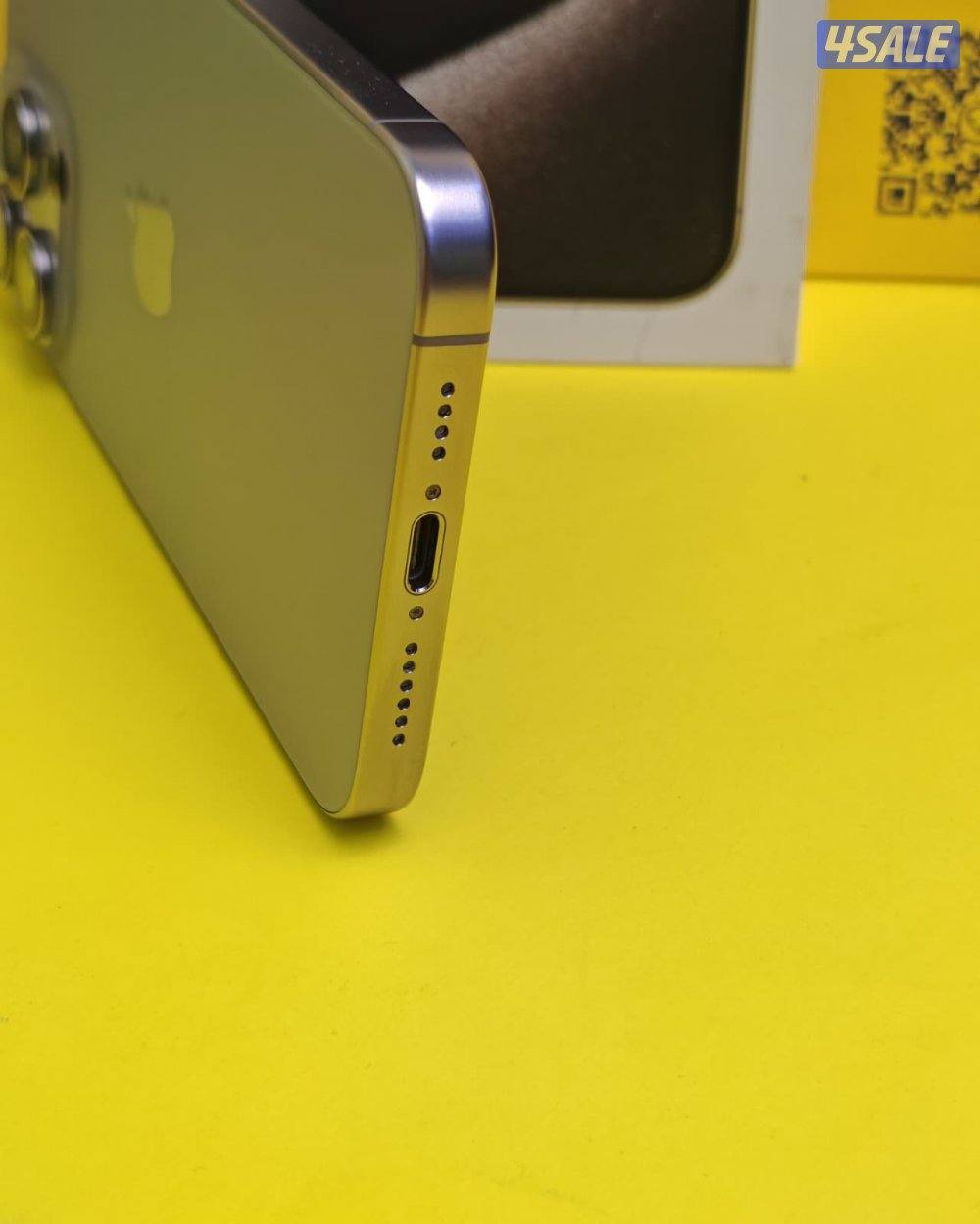 ايفون 15 برو ماكس تيتانيوم طبيعي iPhone 15 Pro Max 256GB Natural Titan3