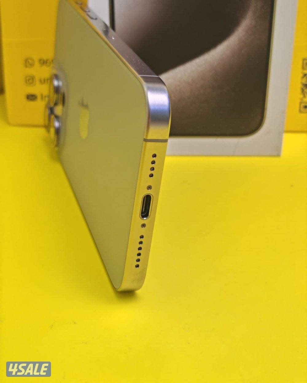 ايفون 15 برو ماكس تيتانيوم طبيعي iPhone 15 Pro Max 256GB Natural Titan7