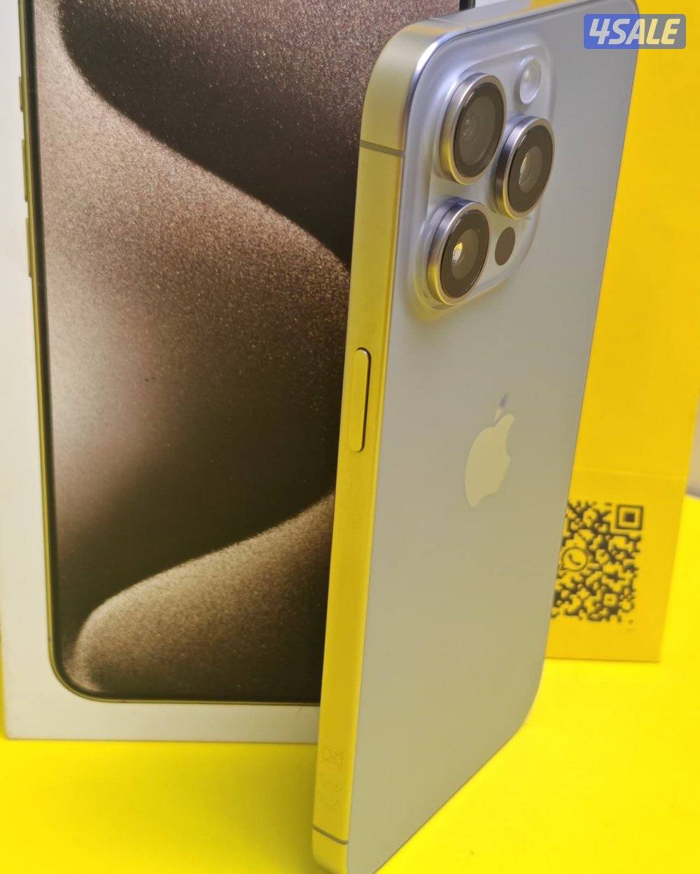 ايفون 15 برو ماكس تيتانيوم طبيعي iPhone 15 Pro Max 256GB Natural Titan6