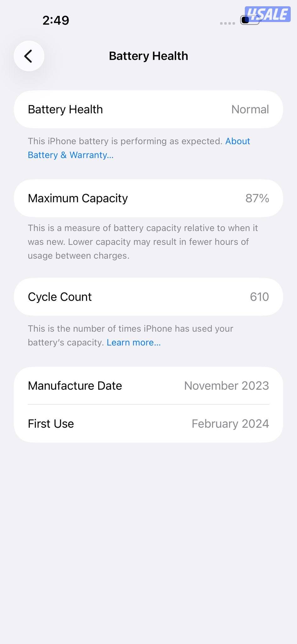 ايفون 15 برو ماكس تيتانيوم طبيعي iPhone 15 Pro Max 256GB Natural Titan11