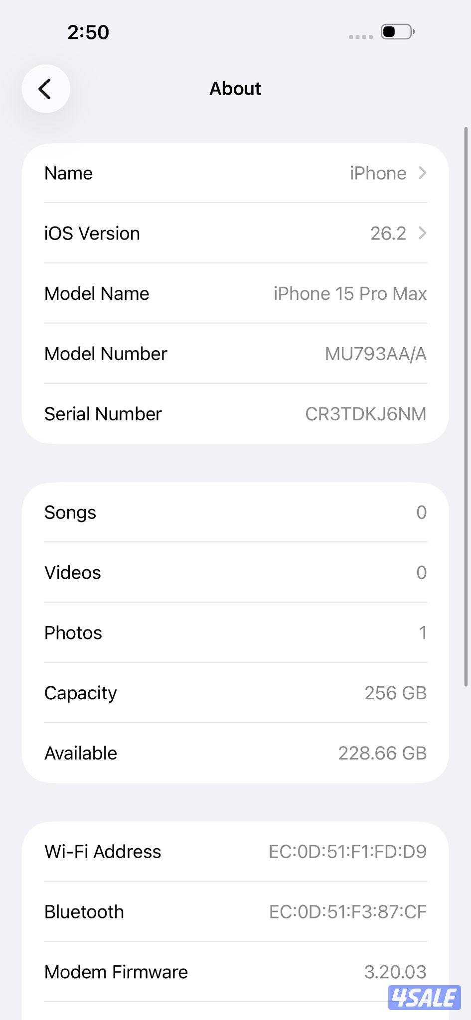 ايفون 15 برو ماكس تيتانيوم طبيعي iPhone 15 Pro Max 256GB Natural Titan12