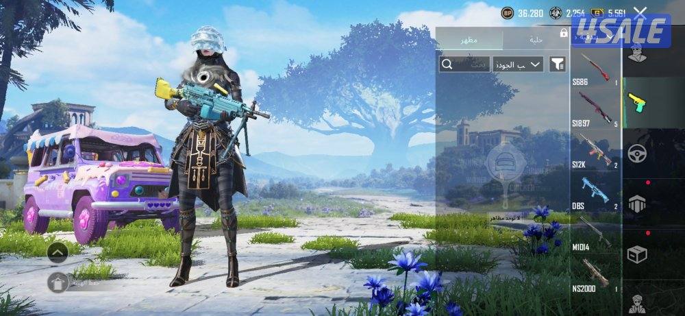 للبيع حساب ببجي3