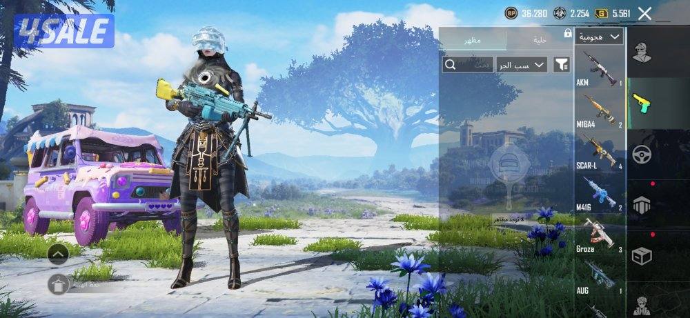 للبيع حساب ببجي7