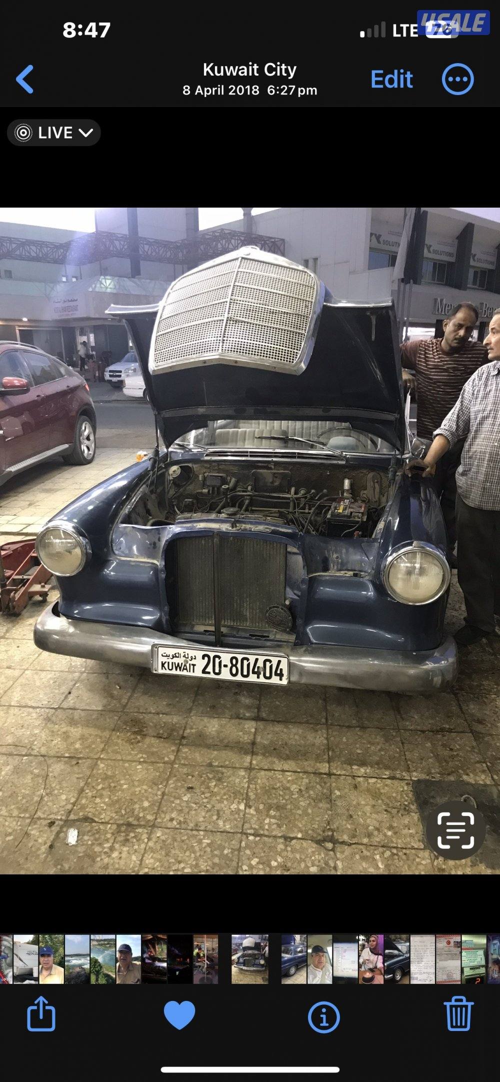 للبيع مرسيدس 190C موديل ١٩٦٣4