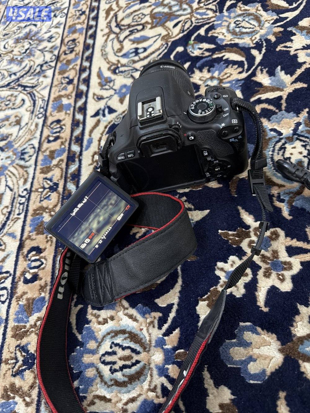 للبيع كاميرا كانون 600D معاها بطاريه اضافيه3