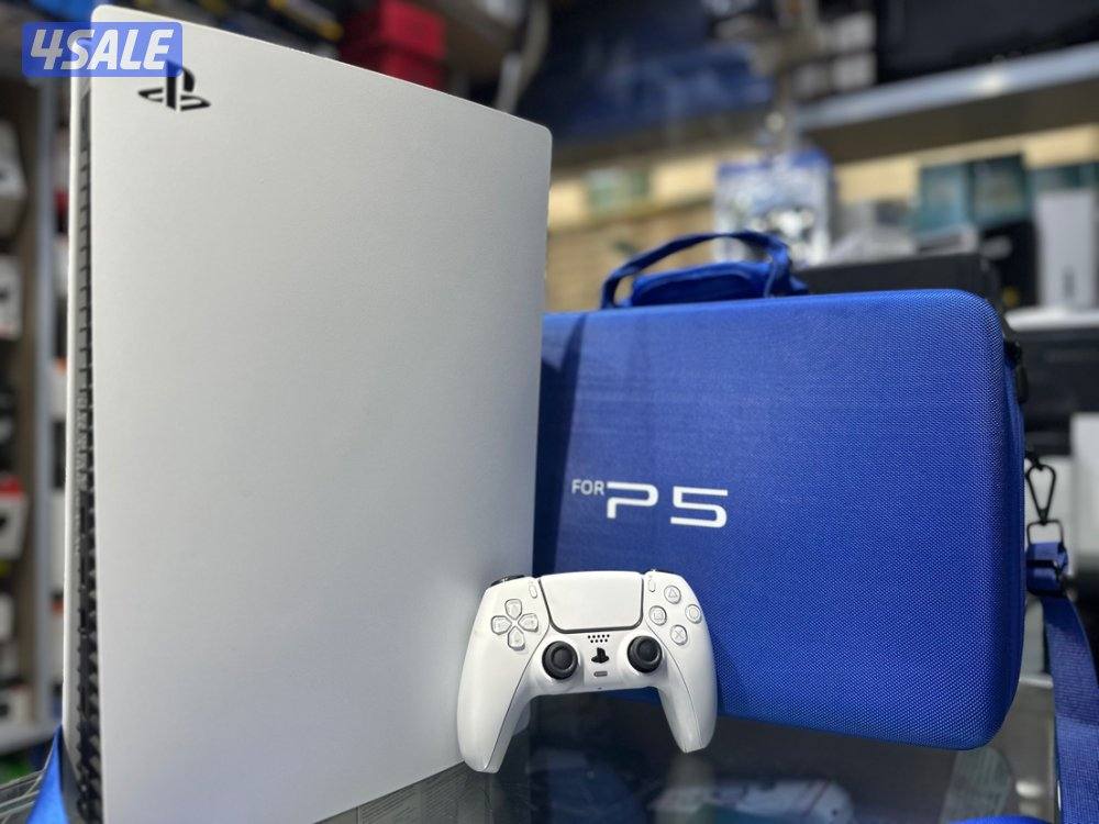 PS5 DISC EDITION WITH 1x controller and bag original wires too1