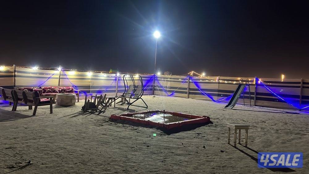 للايجار مخيمات بالصبيه بعد الجسر الاول يمين مقابل المنصه1