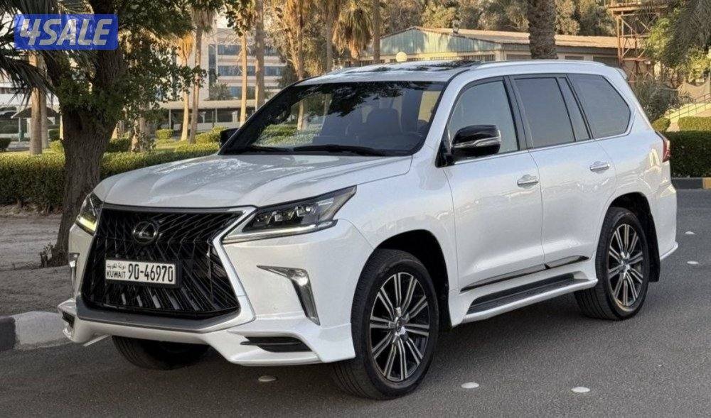 بيعة سريعة جيب لكزس lx570s سبورت ابيض داخل احمر كامل المواصفات1