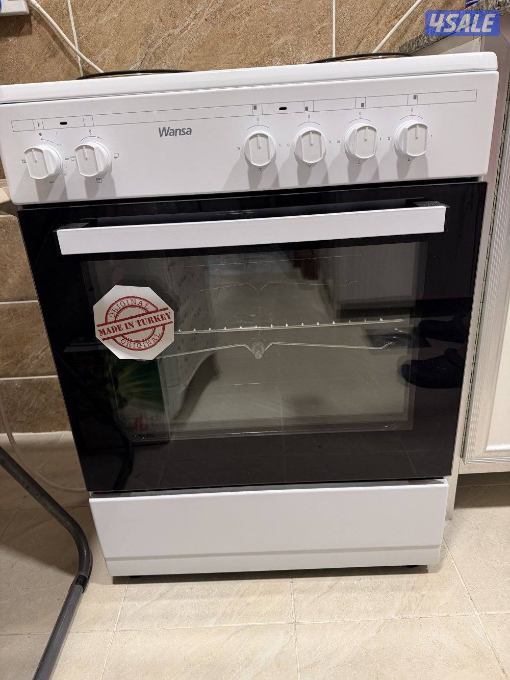 طباخ كهرباء جديد لم يستخدم 60x60 بفاتورة الشراء0