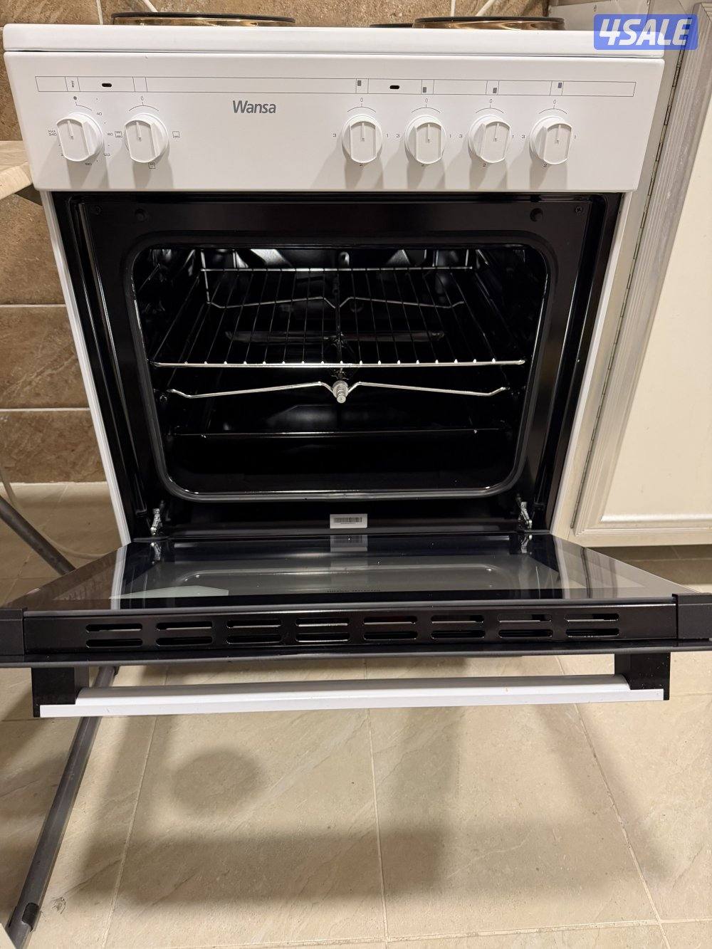 طباخ كهرباء جديد لم يستخدم 60x60 بفاتورة الشراء1