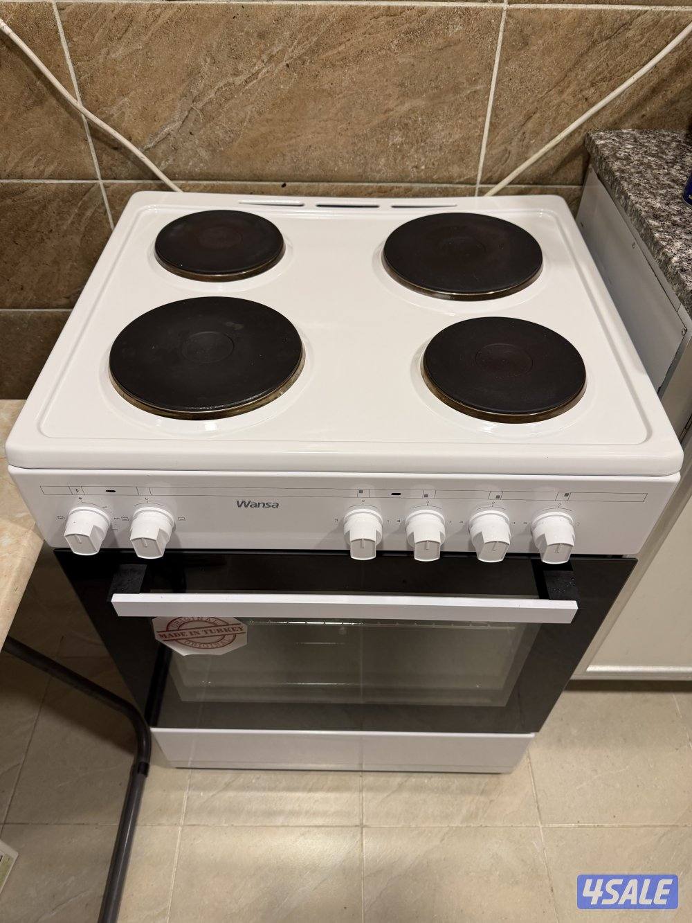 طباخ كهرباء جديد لم يستخدم 60x60 بفاتورة الشراء2