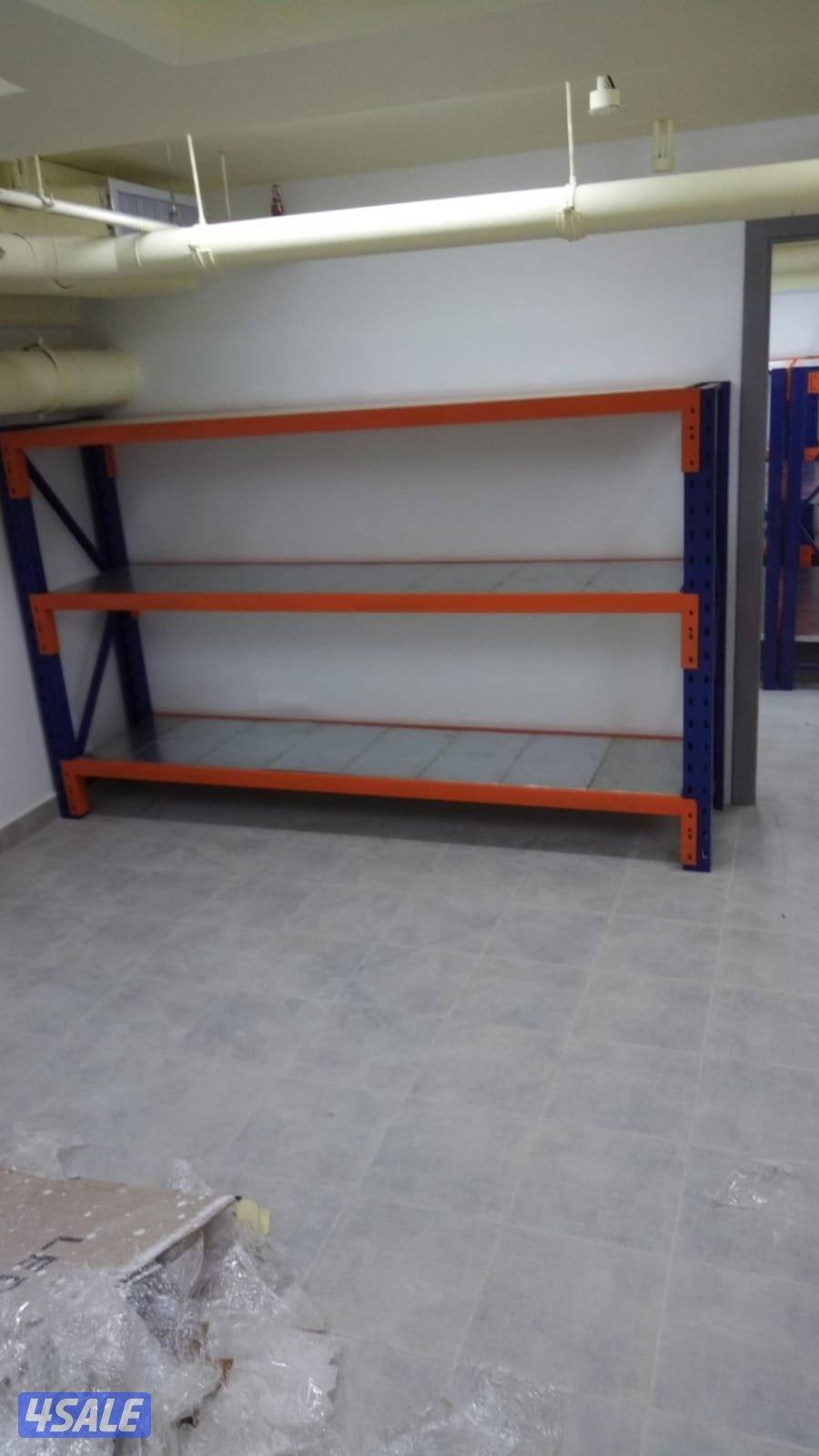 ارفف تخزين جميع انواع والمقاسات مع0