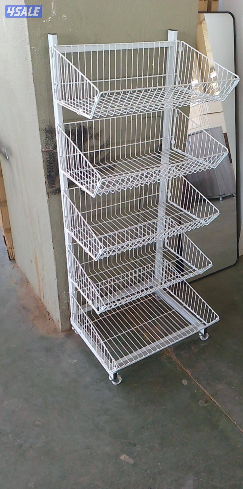 ارفف تخزين جميع انواع والمقاسات مع6