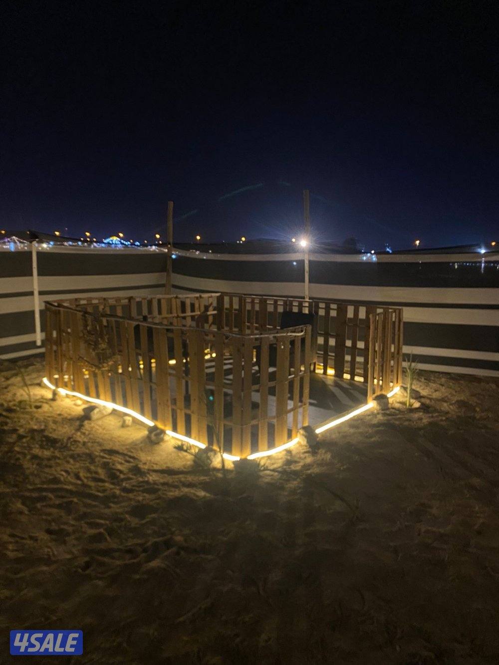 كشتة الوعود 🏕️ خيمه غنفات ٧/٤ خيمه٤/٤منام +قعده خارجيه +معدات شوي0